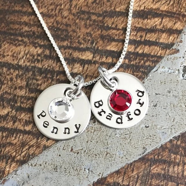 Personalised Birthstone Necklaces | Temple and Grace UK