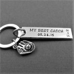 "My Best Catch" Keychain