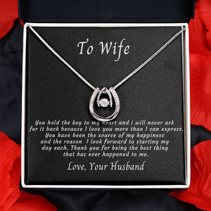 To My Wife Necklace|| Anniversary Gift For Wife|| Christmas Gift