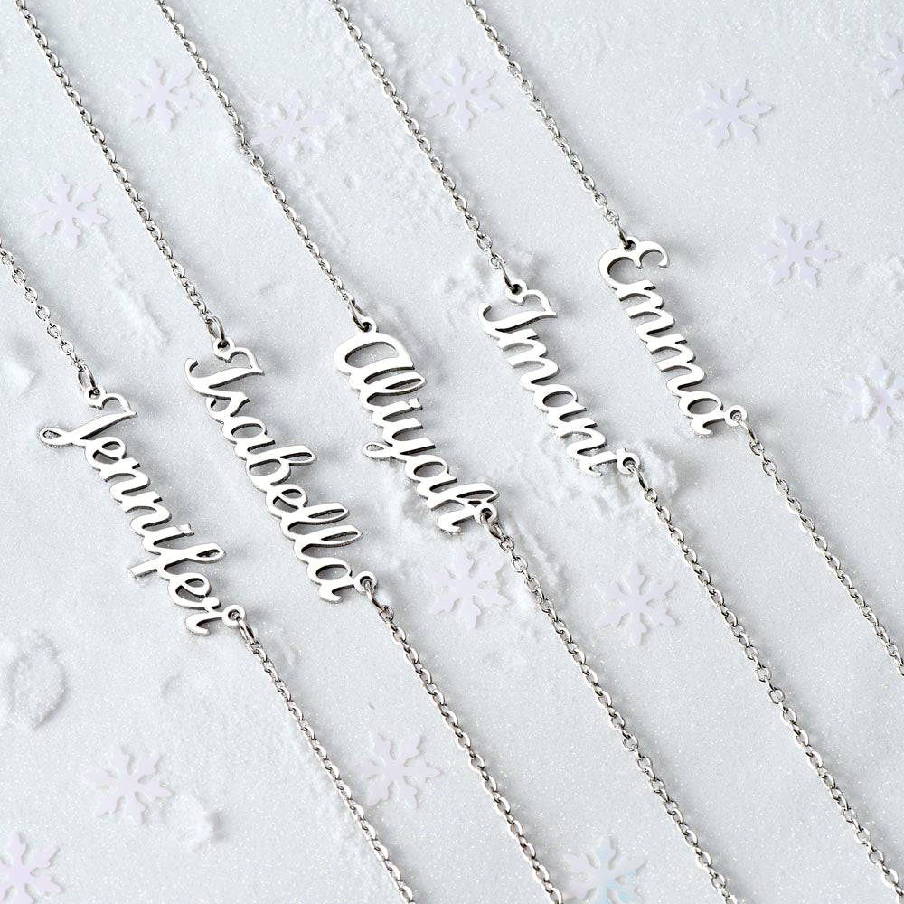 PERSONALIZED NAME NECKLACE || CHRISTMAS JEWELRY GIFT || GIFT FOR WIFE